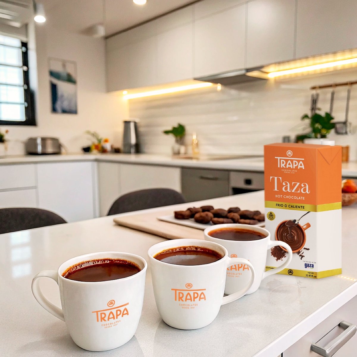 TRAPA LANZA SU NUEVO CHOCOLATE A LA TAZA EN FORMATO BRICK DE 1 LITRO