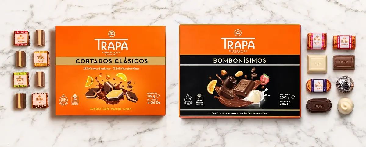 TRAPA RENUEVA LA IMAGEN DE SUS ICÓNICOS BOMBONES Y TURRONES EN EL AÑO DE SU 135 ANIVERSARIO