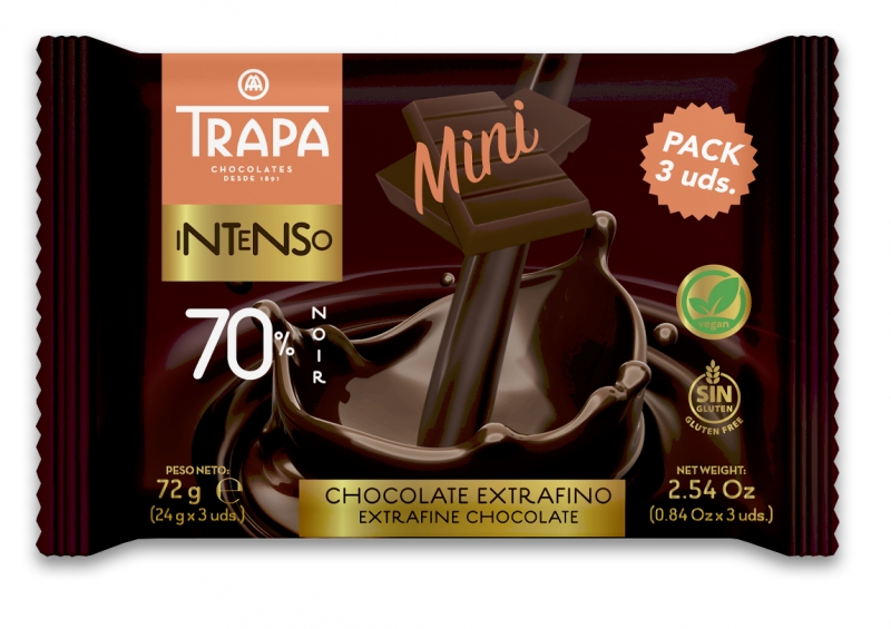 Intenso Noir 70% Mini (pack de 3)